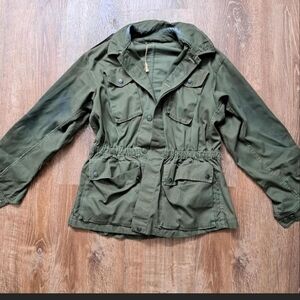 Vintage Military Parka Thrashed Distressed